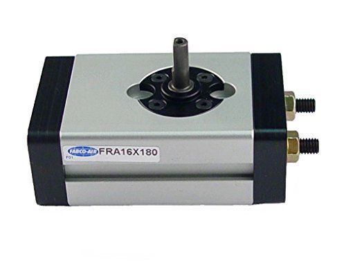 Fabco-Air FRA16X180 Pneumatic Rotary Actuator, 180 Degree Rotation Angle, 16 mm