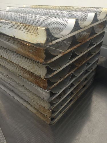 Perforated baguette pans for sale