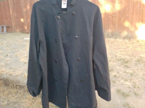 Chef Coats 2 Black size 2XL $12.00 for Both Chef Coats