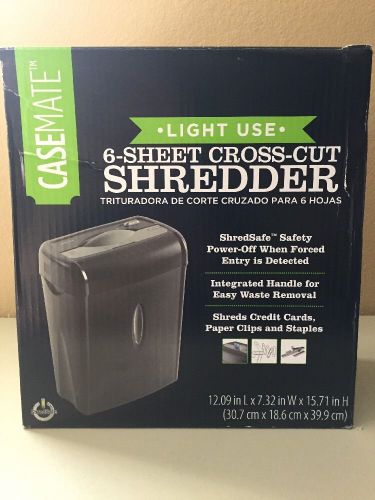 Casemate Light Use 6- Sheet Shredder