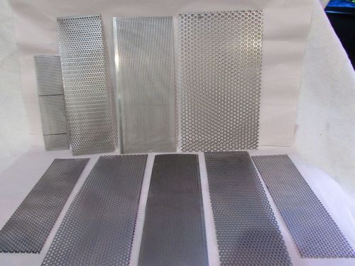 20 GAUGE STAINLESS STEEL PERFORATED SHEET MIXED LOT