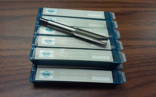 Spiral Point Taps 7/16&#034;-20 plug 3flt  10pcs HSS H3--new