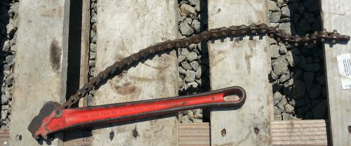 Ridgid 31315 c-14 chain wrench rigid for sale