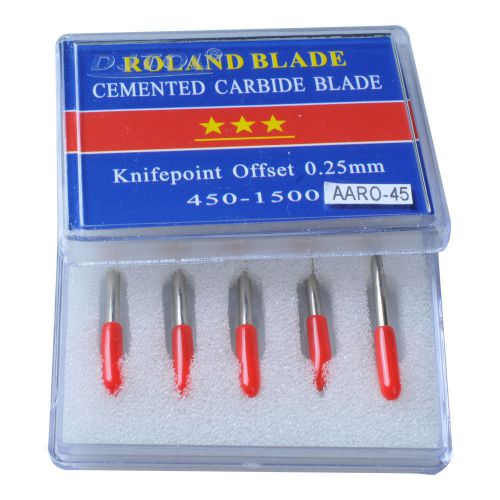 5pcs/pack, 45 degree small roland compatible vinyl cutter blades, aa grade for sale