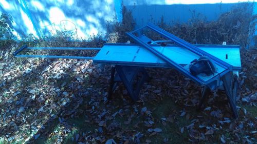 Tapco ez-angle saw table model ez 100 with 6&#039; extention and saw, saw plate-used for sale