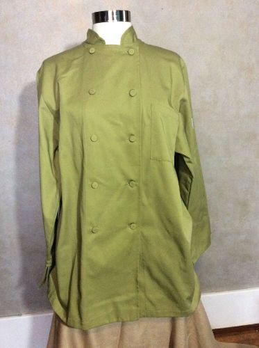 CHEF WORKS GREEN JACKET COAT SIZE SMALL