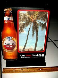 Double Sided 3D Beer Bottle Picture Frame Free Standing Advertising Bar Sign