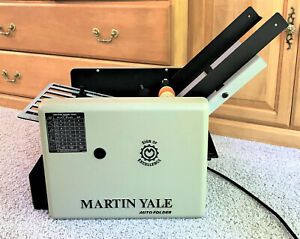 Martin Yale 1501 CV-7 AutoFolder Paper Folder Made in USA in Great Working Cond!