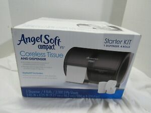 Georgia Pacific Angel Soft Compact Coreless Tissue And Dispenser Starter Kit