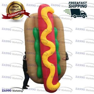 13ft Inflatable Hot Dogs Advertising Restaurant Promotion With Air Blower