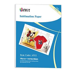 Sublimation Paper For Any Inkjet Printer With Sublimation Ink 8.5x11 inches 100g