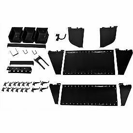 Wall Control Slotted Tool Board Workstation Accessory Kit For Pegboard &amp; Slotted