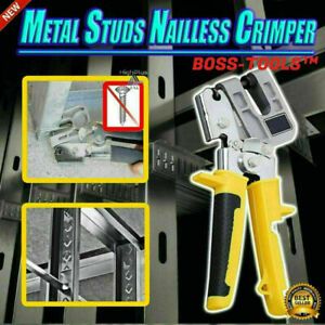 Metal Studs Nailless Crimper US T4L8 M9V6