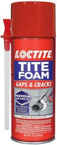 Loctite TITE FOAM Insulating Foam Sealant, Gaps &amp; Cracks, 1 Count, White