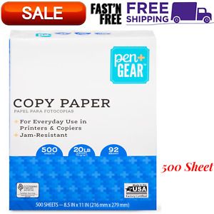 Multipurpose Pen + Gear Copy Paper, White, 500 Sheets for Office and School