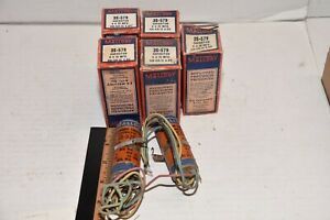 Lot of 7 NOS - vintage MALLORY 3s-579 8/8/20 mfd  electrolytic Capacitors