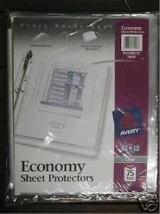 Avery 74097 Plastic Sheet Protectors 450 count acid free top loading