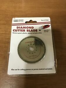 NEW! 2.5&#034; DIAMOND CUTTER BLADE CHICAGO ELECTRIC Power Tools #67264 FREE SHIPPING