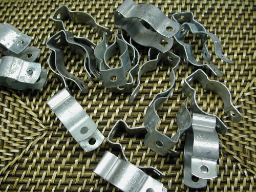 Lot of 16 one&#034;  stand off conduit clamps for schedule 40, emt, &amp;  rigid conduit for sale