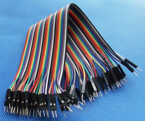40 Pin 20cm Dupont Wire Connector Cable, 2.54mm Male to Male 1P-1P For Arduino