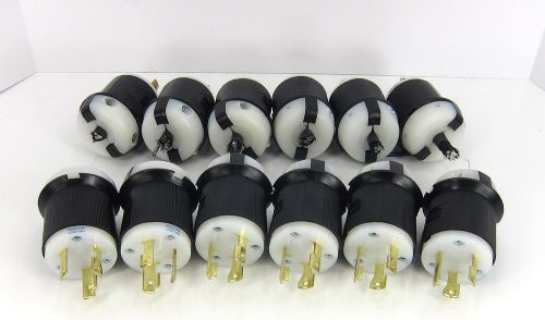 Lot of 24___ HBL2621 Hubbell Connectors 2P3W 30A 250V __ FREE SHIPPING