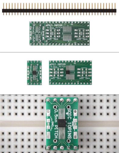 Schmartboard™ 0.5mm pitch soic to dip adapter for sale