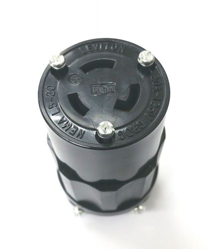 New leviton 2313-b female twist lock socket nema l5-20r, 20 amp 125 volt  2313b for sale