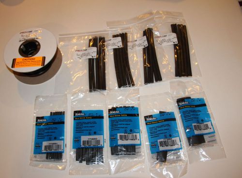 ONE LOT OF VARIOUS SIZES OF HEAT SHRINK TUBING - PVC AND POLYOLEFIN