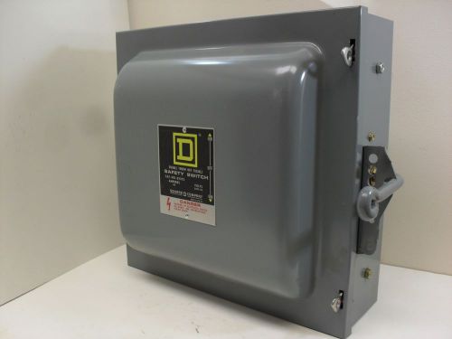 SQUARE D 82352 SAFETY SWITCH 60 AMPS 240 VOLTS 3 PHASE NEW