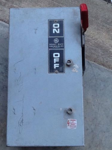 GE Safety Switch TH2262DC 60A 600VDC 2P 2W New Surplus