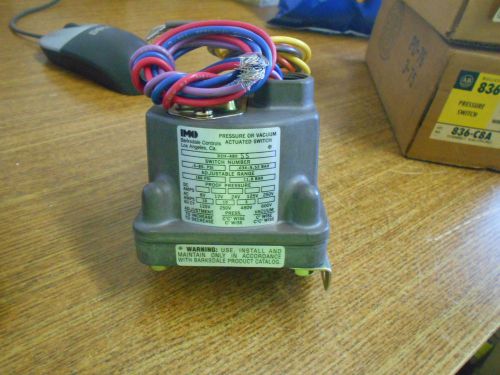 NEW BARKSDALE PRESSURE SWITCH D2H-A80 SS
