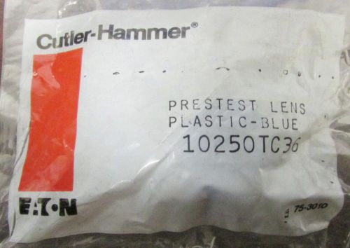 EATON CUTLER HAMMER Blue Plastic Indicating Pilot Light Lens 10250T C36