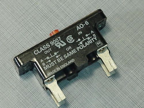 Square D 9007AO6 Snap Switch 15AMP 600VAC/DC NEW