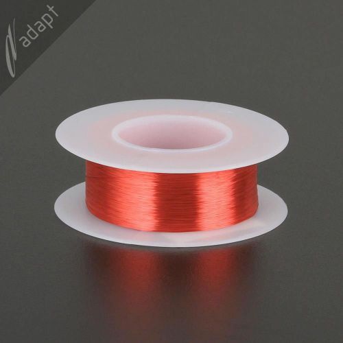 39 AWG Gauge Magnet Wire Red 3200&#039; 155C Solderable Enameled Copper Coil Winding