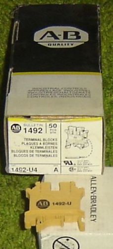 ONE ALLEN BRADLEY BULLETIN 1492-U4 / PHOENIX-UK4 TERMINAL BLOCK NEW