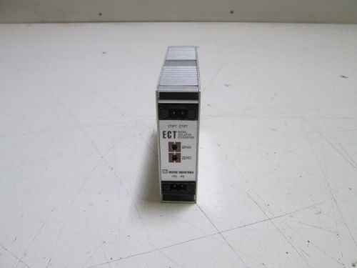MOORE INDUSTRIES ISOLATOR CONVERTER  ECT/0-3.3AAC/4-20MA/12-42DC [DIN] *USED*