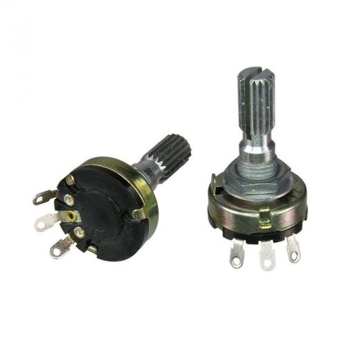 8k linear taper potentiometer with 6mm split knurled shaft for sale