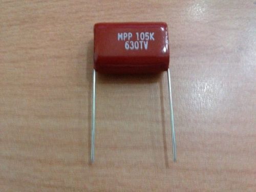 Mpp capacitor 1uf 630v 10% 25*17.5*11mm p=22.5 50pcs/lot for sale