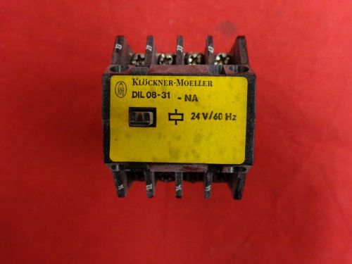 DIL 09-31-NA 110/120V-AC 1HP 10A AMP AC Contactor Klockner Moeller