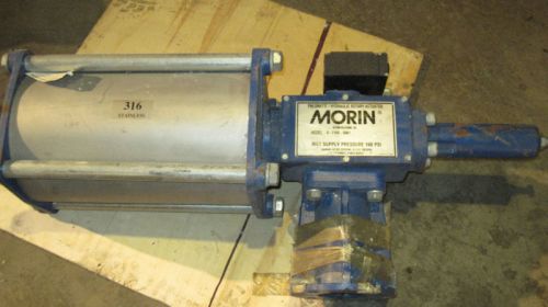 Morin pneumatic hydraulic rotary actuator b-210u-s081 for sale