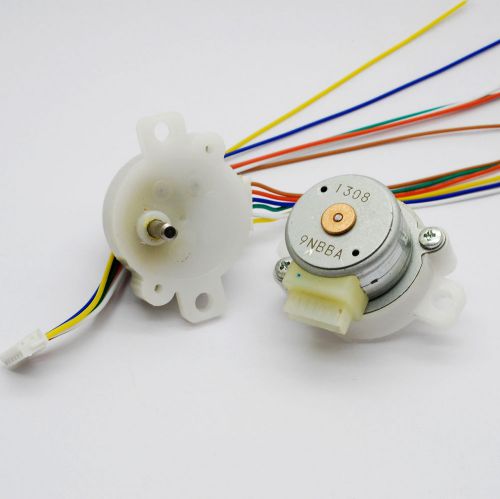 2pcs dia 20mm step angle:18 degree stepper motor 12v metal gear reduction 36:1 for sale