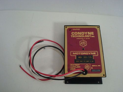 Condyne Technology Inc Motordyne MD 22-15 Induction Motor Control