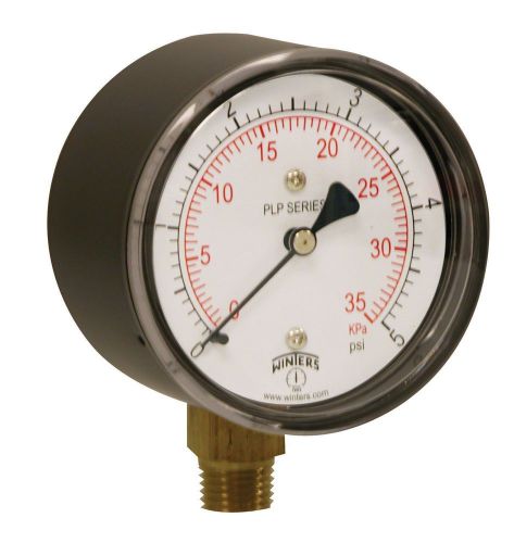 Winters plp series stainless steel 304 dual scale low pressure gauge for sale
