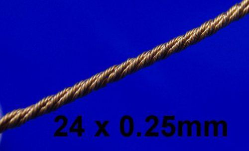 High Power Litz Wire 20A - 24 strands of 0.25mm wire