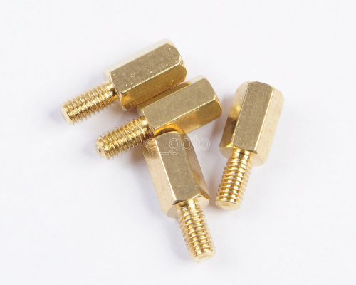25pcs m3 male 6mm x m3 female 8mm m3 8+6 brass standoff spacer for sale