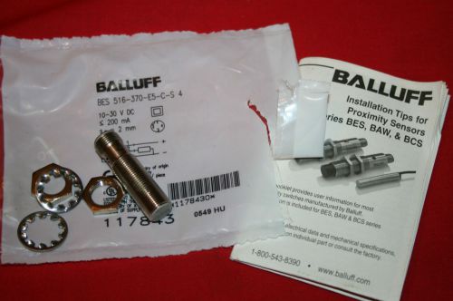 NEW Balluff BES 516-370-E5-C-S4 Proximity Sensor - Open Package