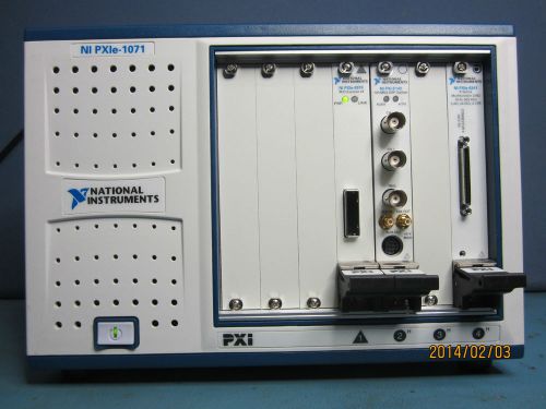 National Instruments NI PXIe-1071 4-Slot 3U PXI Express Chassis 3 GB/s 781368-01