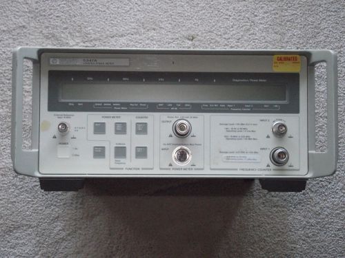 Agilent hp 5347a frequency counter/power meter with hpib up to 24ghz for sale