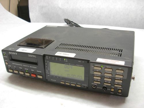 Sony PC204A Digital Instrumentation Data Cassette Recorder Player WRK GRT