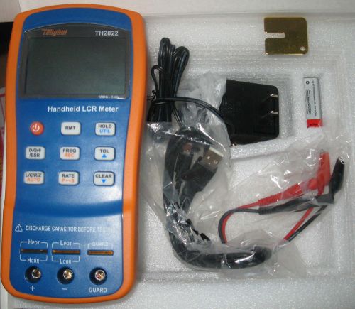 Handheld lcr inductance capacitance qzdr esr deg meter tester 1khz usb th2822 for sale